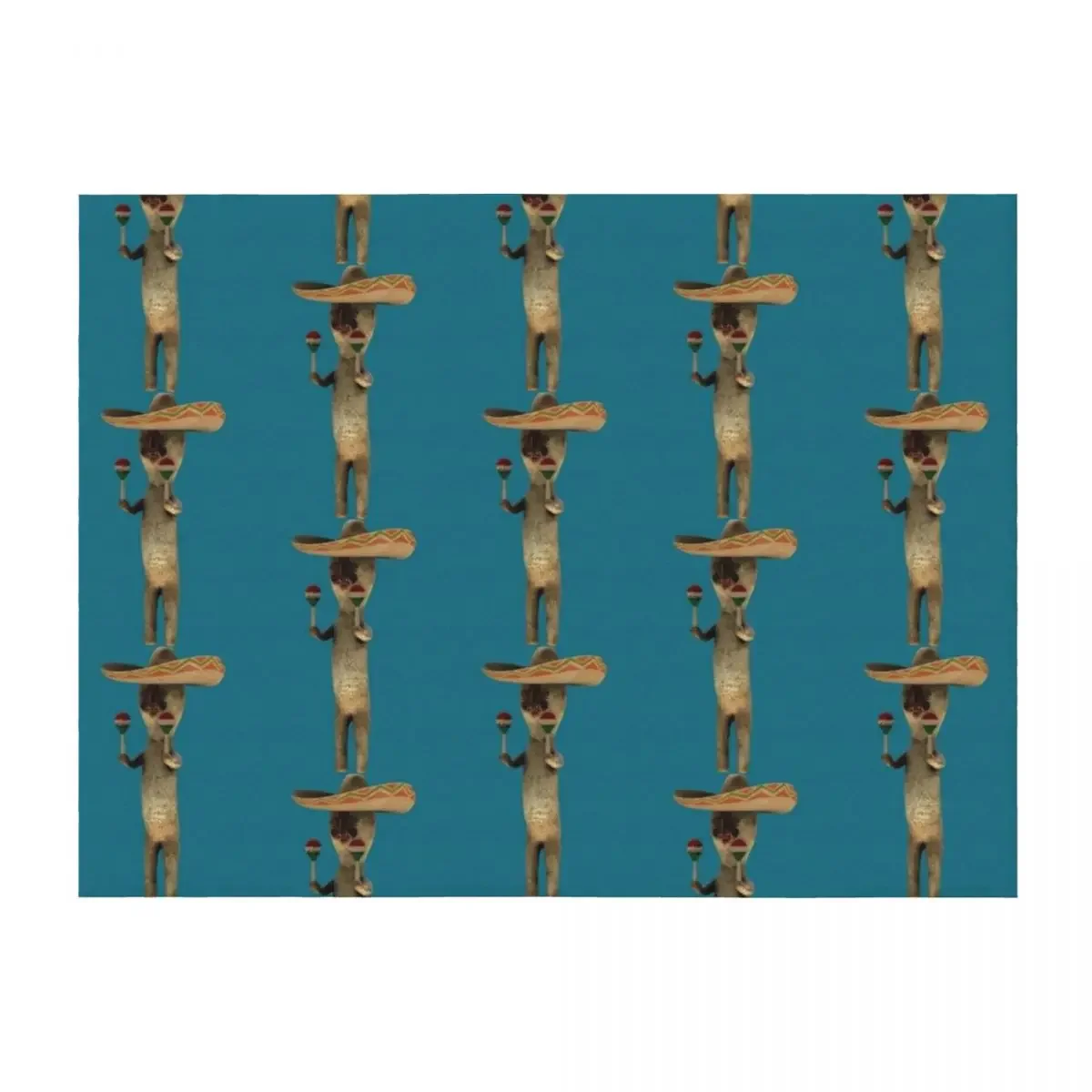 

SCP-173 sombrero Throw Blanket Flannel Fabric Furrys Hair For Baby Blankets