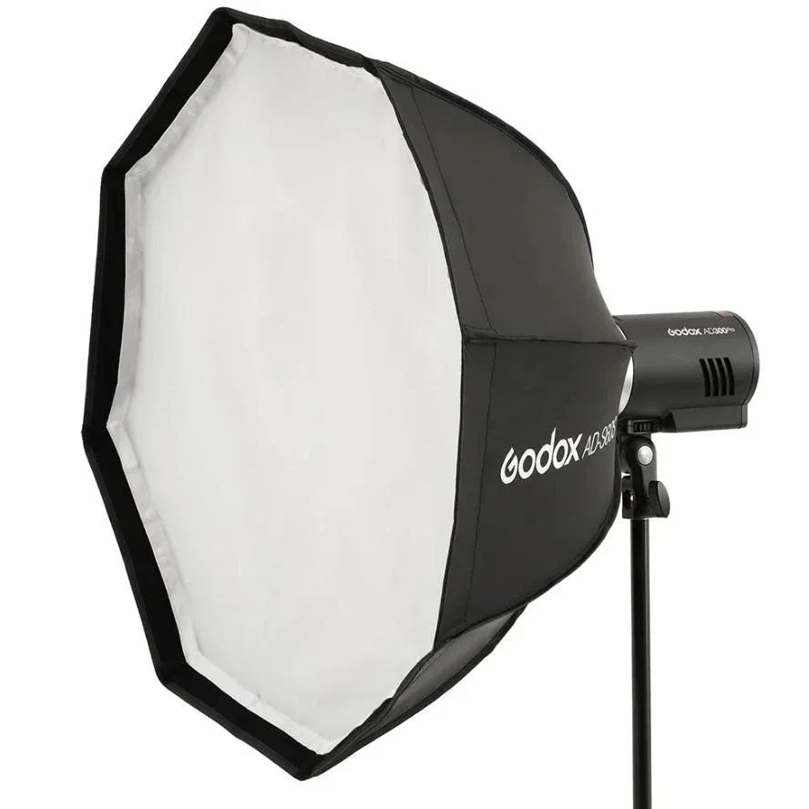 Godox AD-S60S ADS60S Guarda-chuva estilo 60 cm Quick Fold Silver SoftBox com grade Godox Mount para AD400Pro, AD300Pro, LED ML60