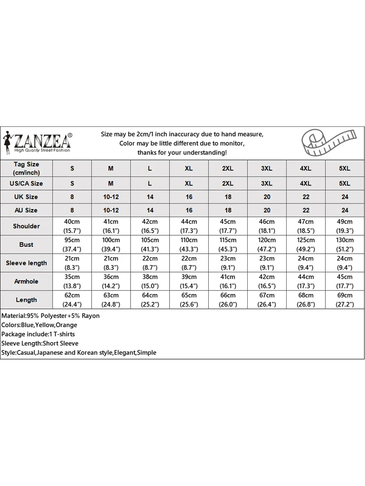 ZANZEA blus polos longgar wanita, atasan kaus tambal sulam dasar tunik mode Musim Panas 2024 gaya Korea kasual lengan pendek