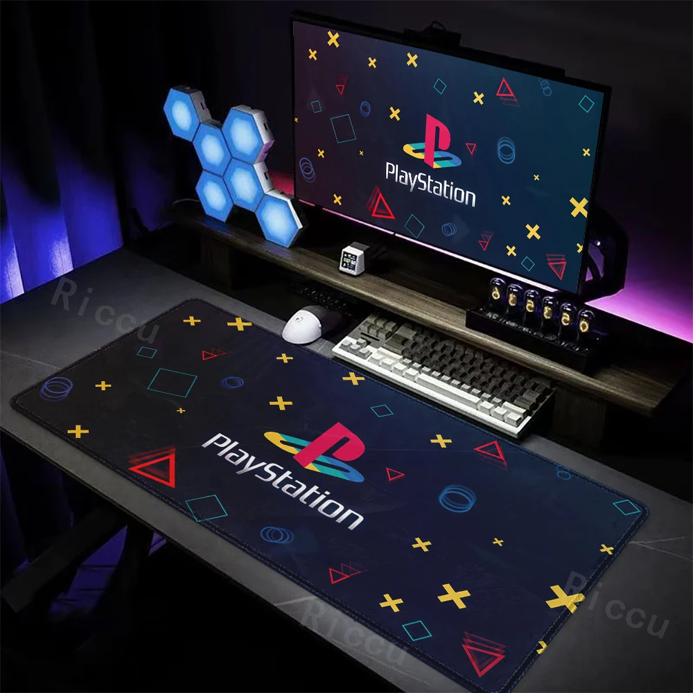 

PS5 Playmat 40x90cm Mousepad Gamer Cabinet Desk Mats Lock Edge PC Keyboard Carpet Computer Gaming Accessories Antislip Mouse Pad