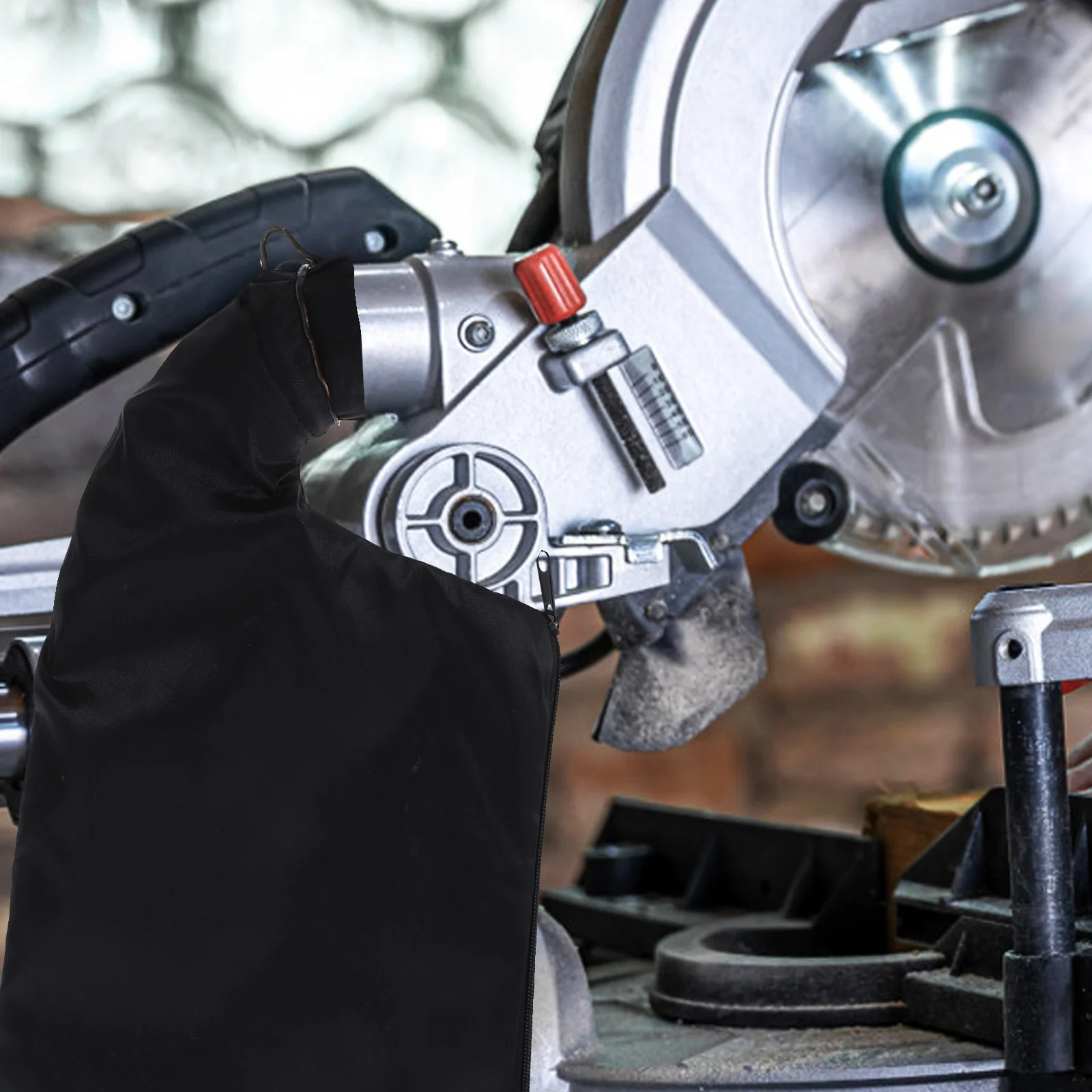 

1 Set Of Electric Circular Collection Bag For Miter Parts Table Saw Dust Collector Saw Dust Extractor Zipper Designed Pouch