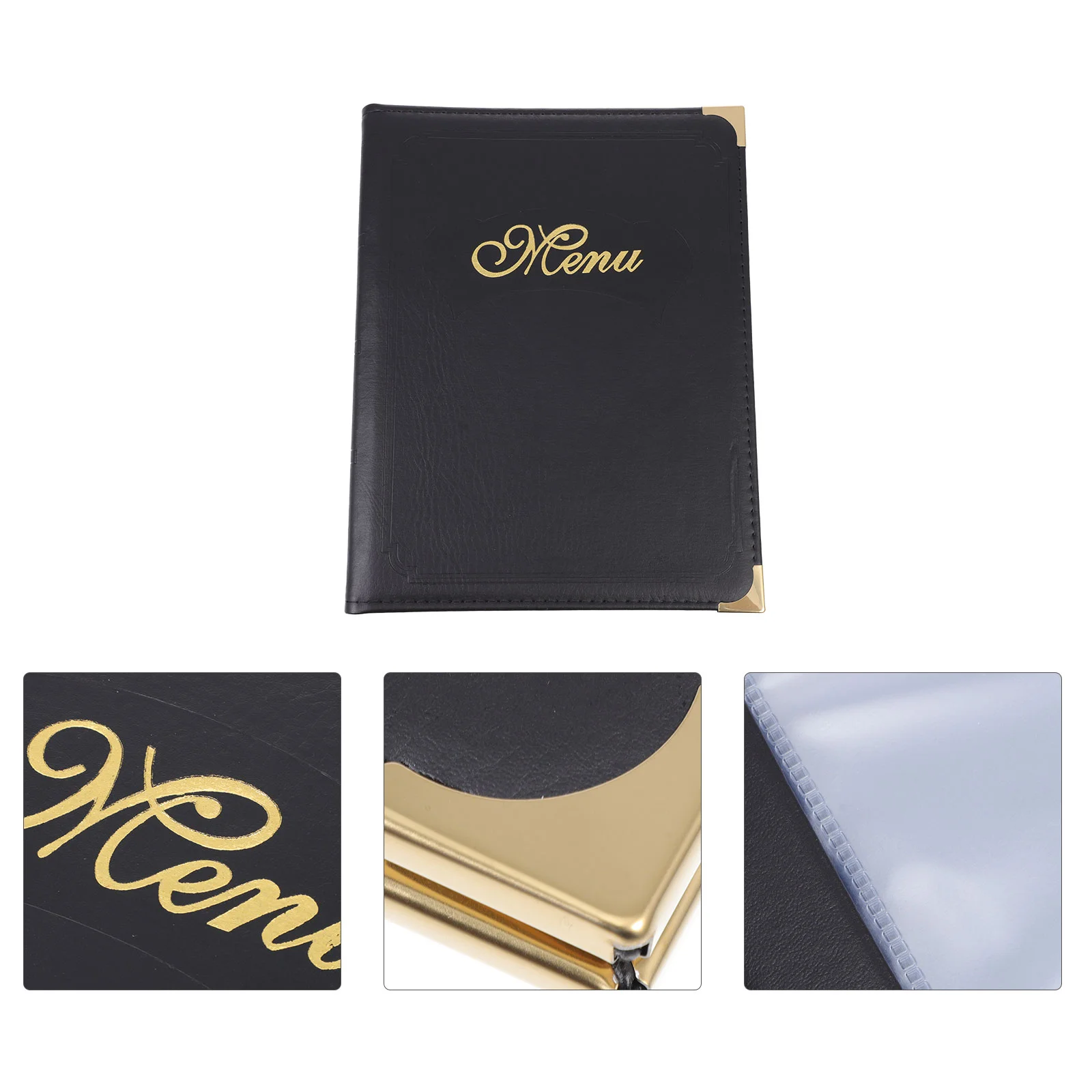 Menu Book Folder Restaurant Bar Covers Holder Cover Recipe Displaysleeves Tent Table Use Exquisite Sign Books Certificate Padded