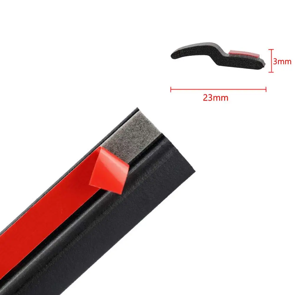 Car Seal Strip Door Seal Z-Shaped Auto Door Seal Trim Edge Moulding Rubber Weatherstrip Car Noise Insulation Seal For Car Door