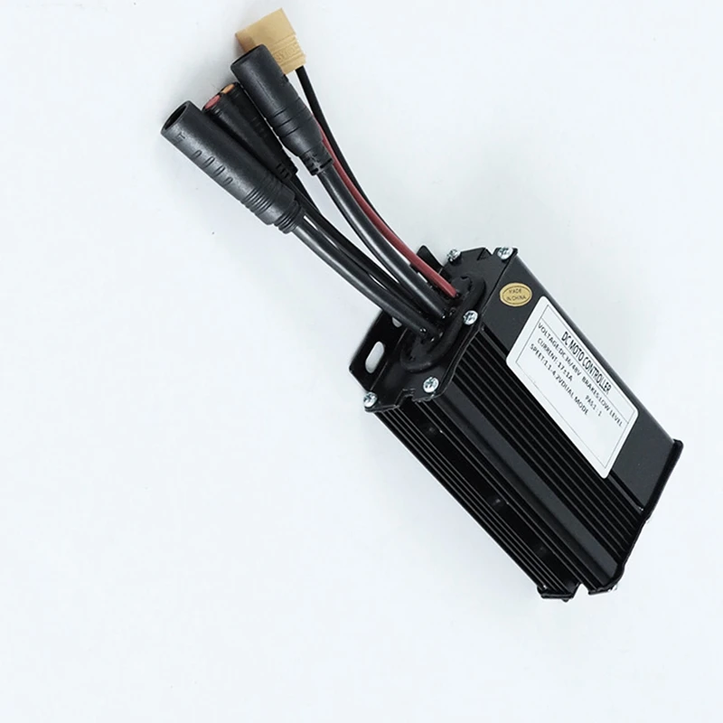 Electric Bicycle Controller 36/48V 6-Tube 17A Sine Wave Controller Waterproof Connector Durable Easy Install