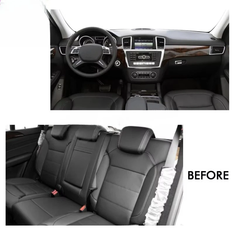 Luxury SUV Interior Upgrade Premium Leather Custom Fit Full Interior Trim Kit for W166 GLE GL 2013-2019