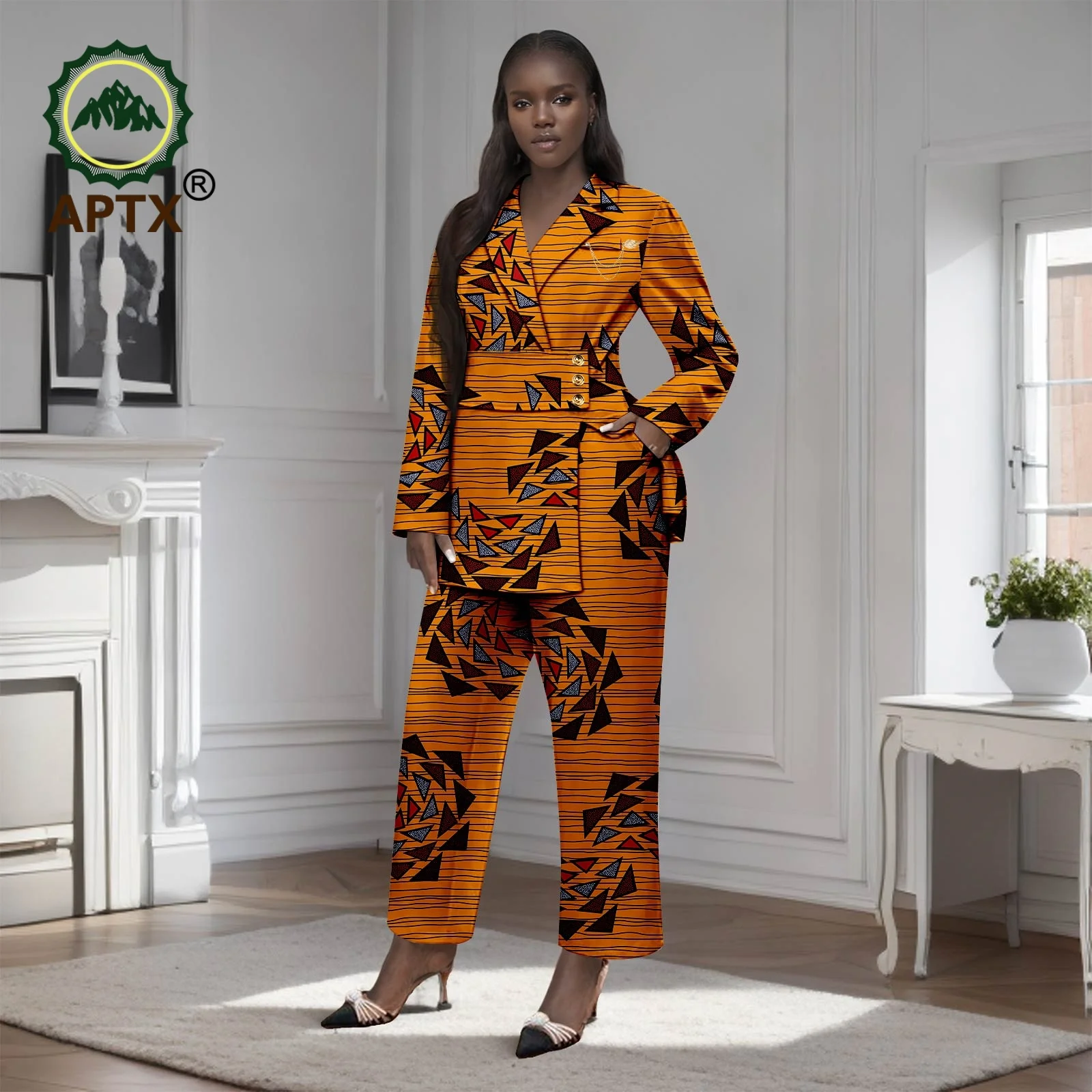 New Fashion Women's Suit Two 2 Piece Pant Sets Traditional Outfit 2025New Lady Set Party Dress African Clothes for Women 2526007