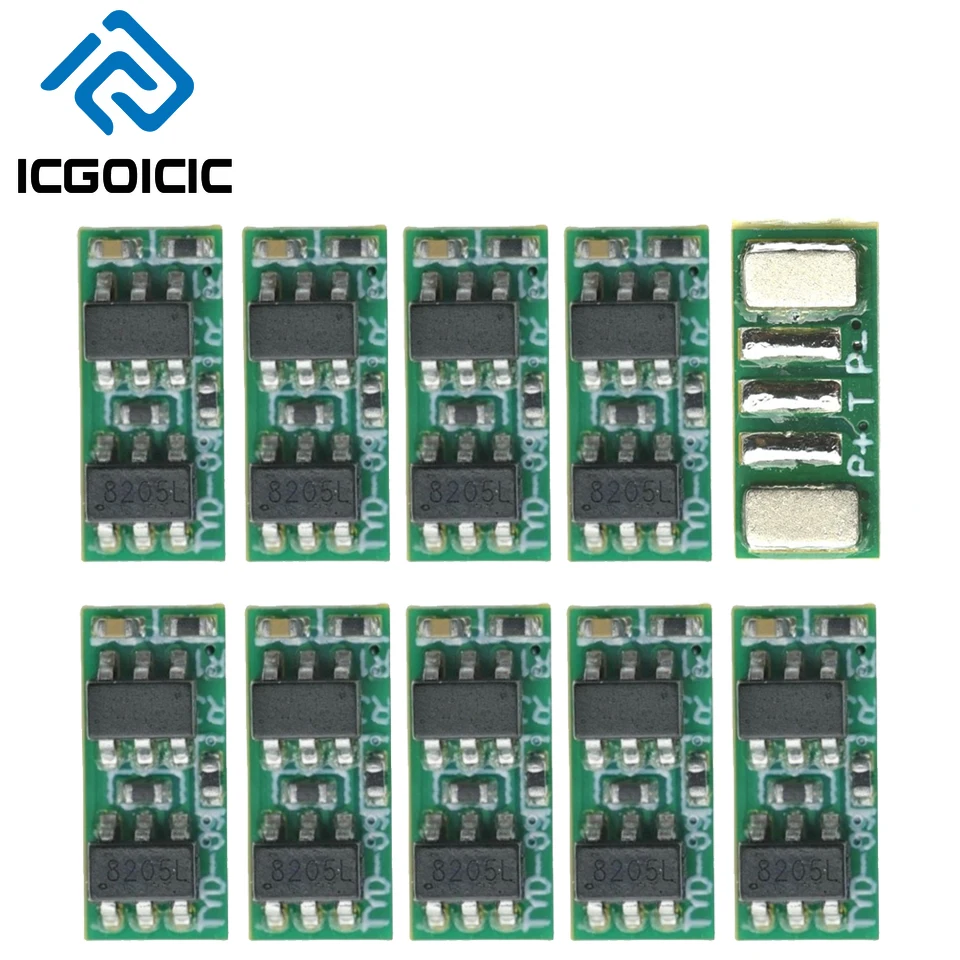 1-50PCS Mini Single Series 3.7V 4.2V 18650 Polymer lithium Battery Wire With Temperature Controlled 10K NTC Thermistor