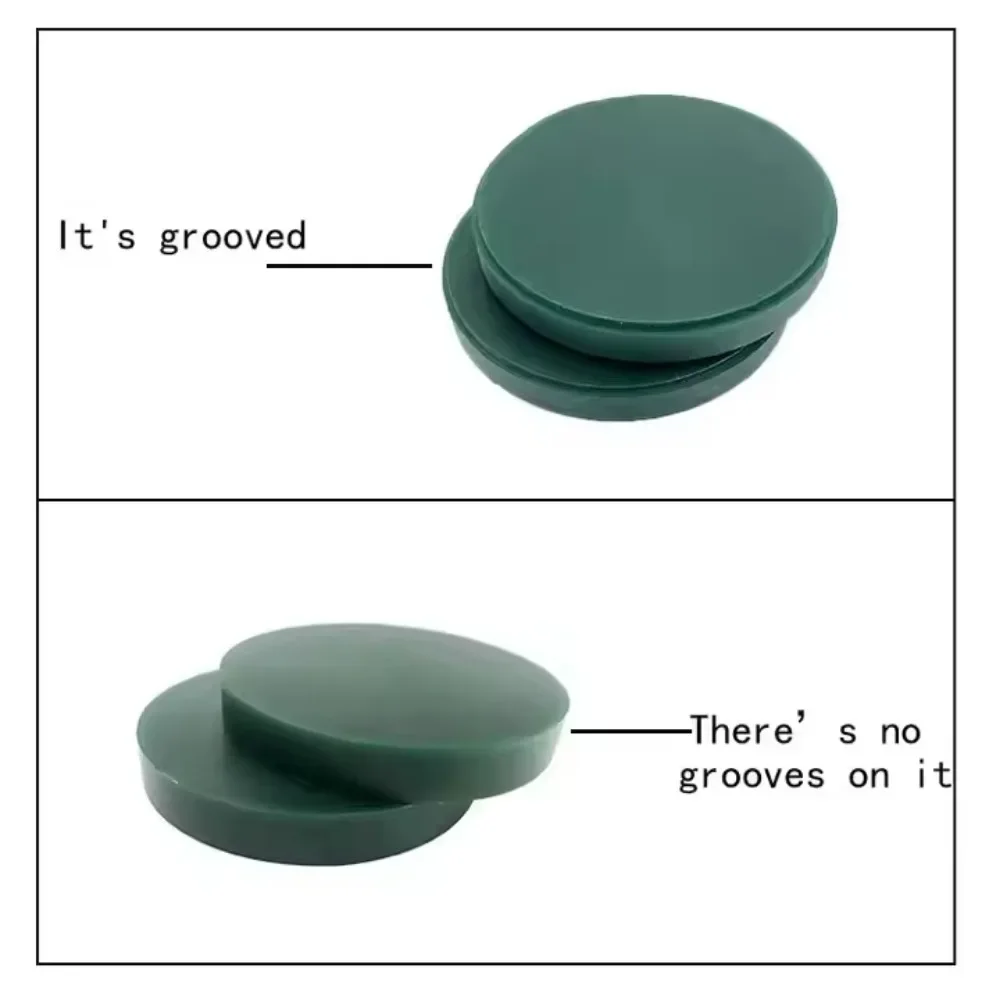 10/12/14/16/18/20mm 3D Hard Green Wax Cake, Borderless Round Tube Wax Blank for Jewelry Ring Carving & Casting DIY Kit view 3