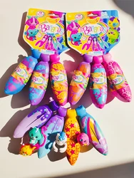 Genuine Surprise Banana Blind Box Animal Elves Banana Girl Fashion Doll Figures Toy Ring Pendant Model Kids Birthday Gifts