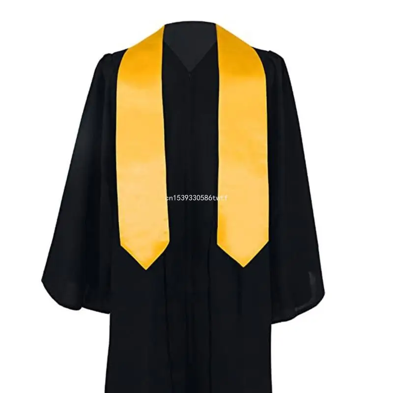 Black Graduation Stole Sash Class of 2024 Graduate Ceremony Graduation Stole Commencements Graduation Party Dropship