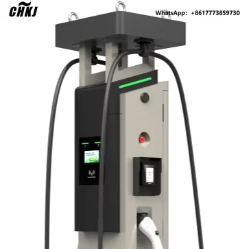 

CHKJ Floor-mounted AC EV Charging Station 11.5*2KW 48A*2 3 Phase 250V AC Electric Car Charger With 4.3 Inch Screen and LED