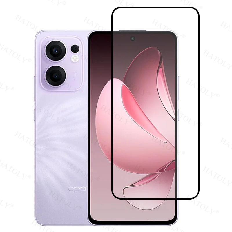 Full Cover Tempered Glass For Oppo Reno 13F Screen Protector Lens Film Oppo Reno 13F 4G Glass For Oppo Reno13 F Glass 6.67 inch