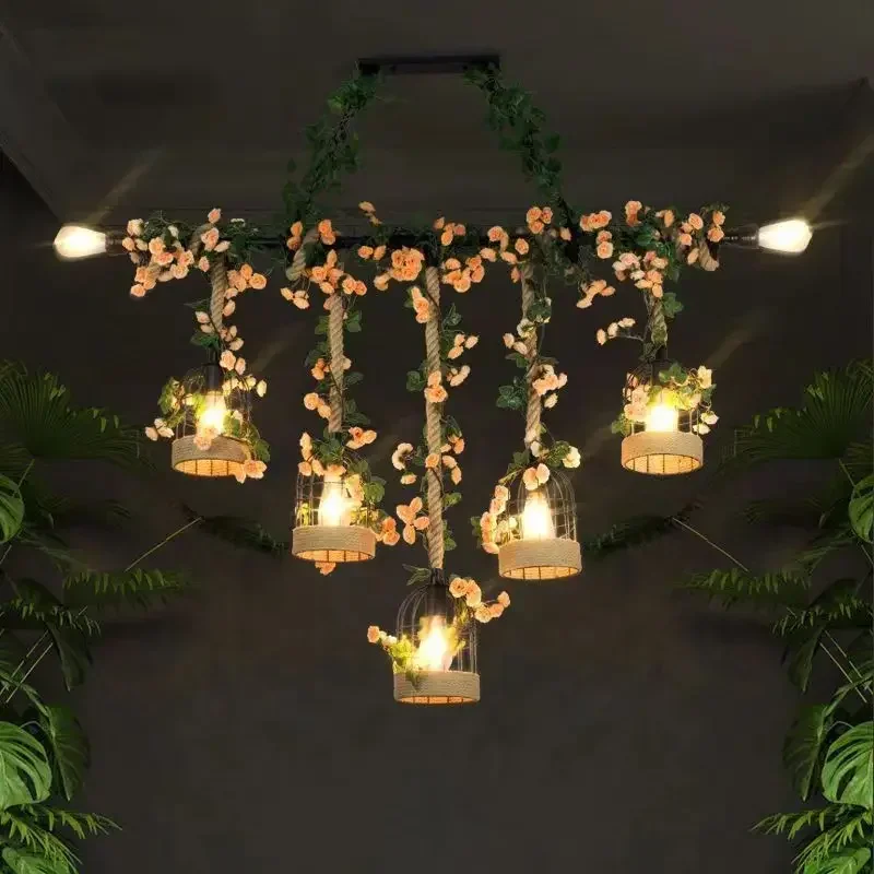 

CEDRIC Американский Кантри Подвесной Светильник Ретро Творчество Растение Музыка Ресторан Касса Стойка Бар Кафе Магазин Чай с Молоком Люстра