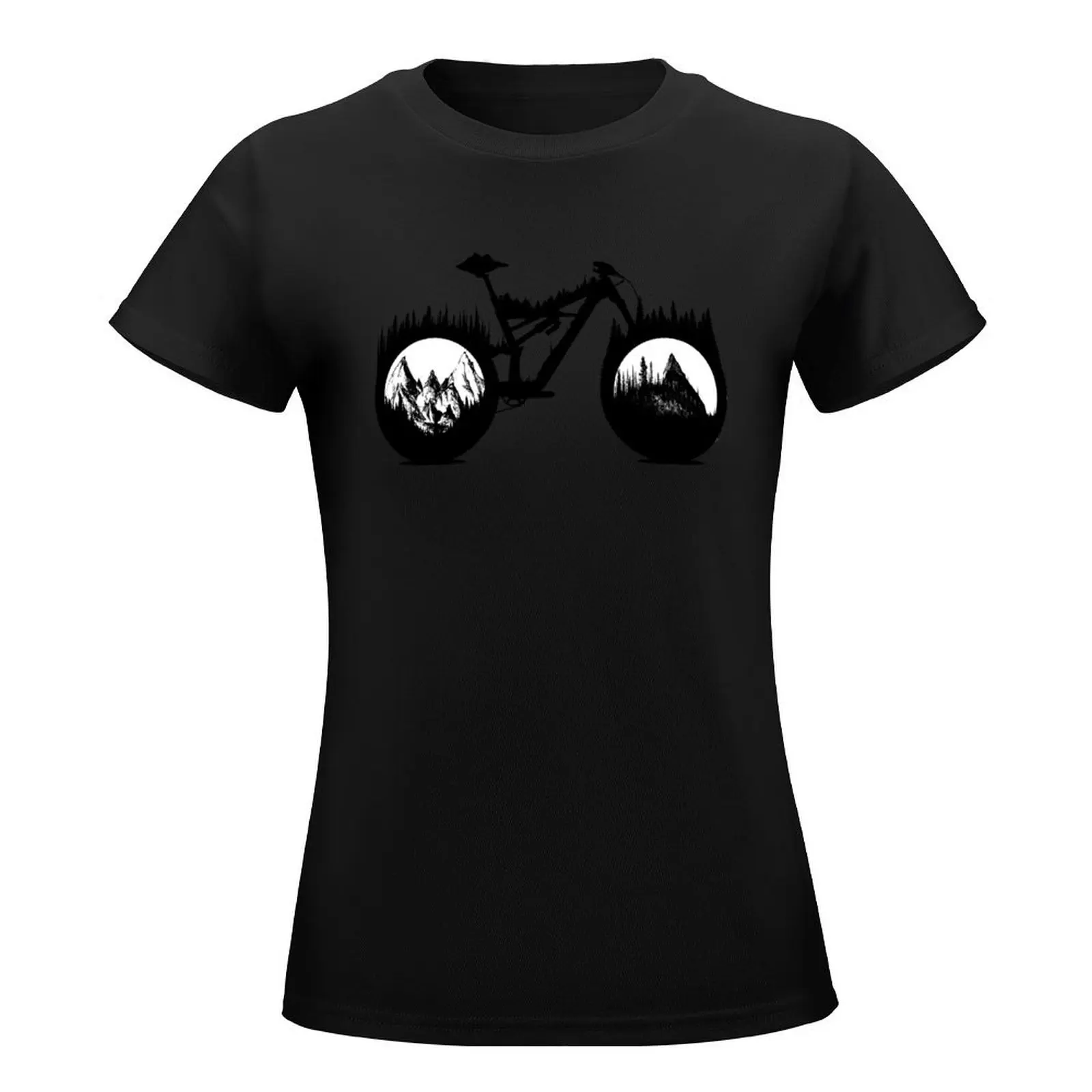 Camiseta de bicicleta Enduro para mujer, ropa kawaii, camiseta para mujer