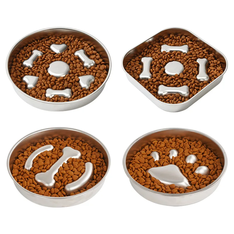 

Eco-Friendly Stainless Steel Pet Slow Feeder Dog Bowl Anti-Choke and Automatic Feature Personalized Dog Bowl