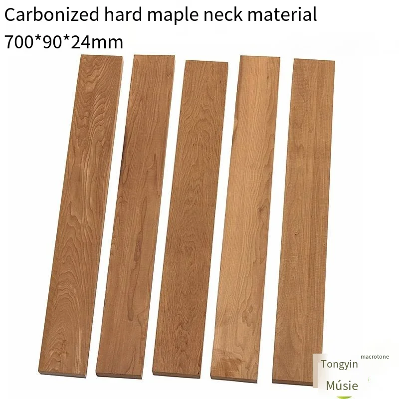 Carbonized Hard Maple Neck Material for Electric Guitar Bass Folk Classical Baked Maple Wood Body Electric Guitars Accessories