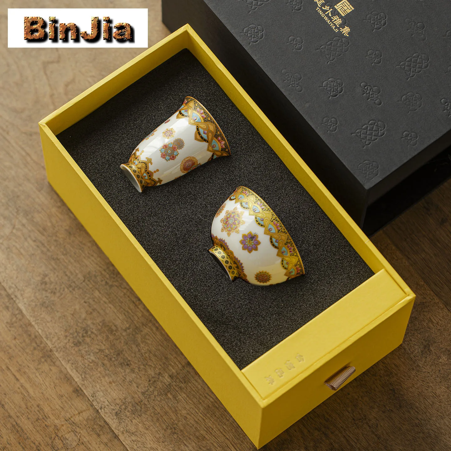 2 قطعة/مجموعة لون المينا فنجان الشاي الجمالية وعاء الشاي أكواب واحدة الشاي تذوق العطر كوب Jianzhan ماستر أكواب أدوات المائدة الديكور