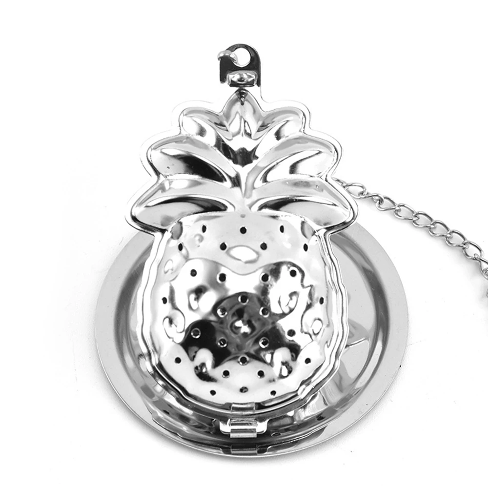 

Cute Stainless Steel with Lid with Extended Chain Fine Mesh Tea Ball Tea Strainer Teaware Tea Infuser Cooking Infuser