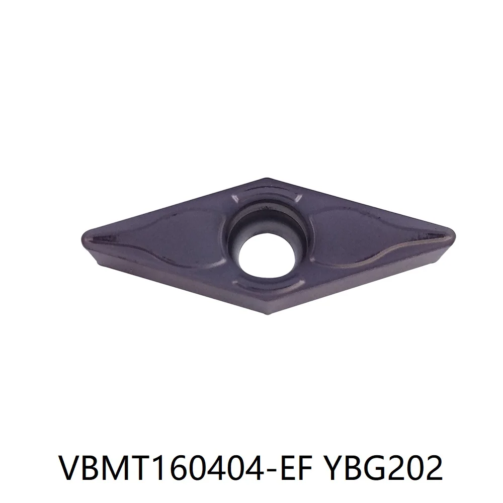 

VBMT160404-EF YBG205 YBG202 YBM153 YBM215 ZCC Carbide insert for Processing Stainless Steel Turning Tool Of CNC Carbide