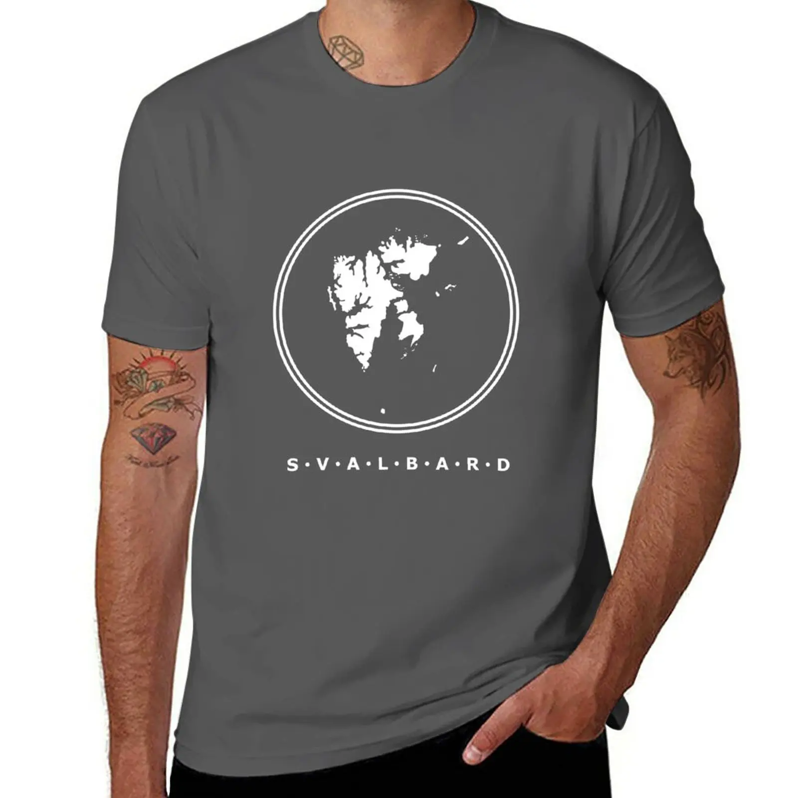 Svalbard From Above T-Shirt boys whites Aesthetic clothing t shirts for men graphic