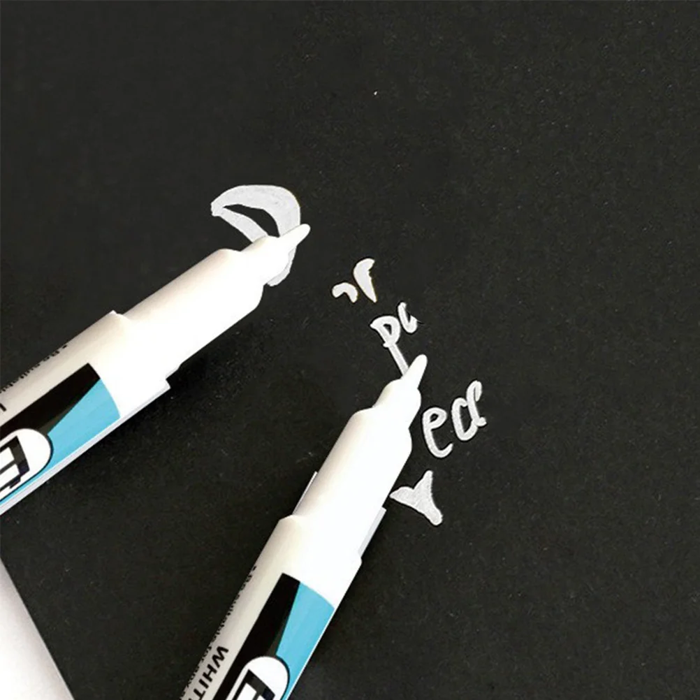 

10pcs Multi-Use Permanent Markers Oil-Based Ink For Woodworking Construction Metal Art Office Lightweight Portable Deep Hole