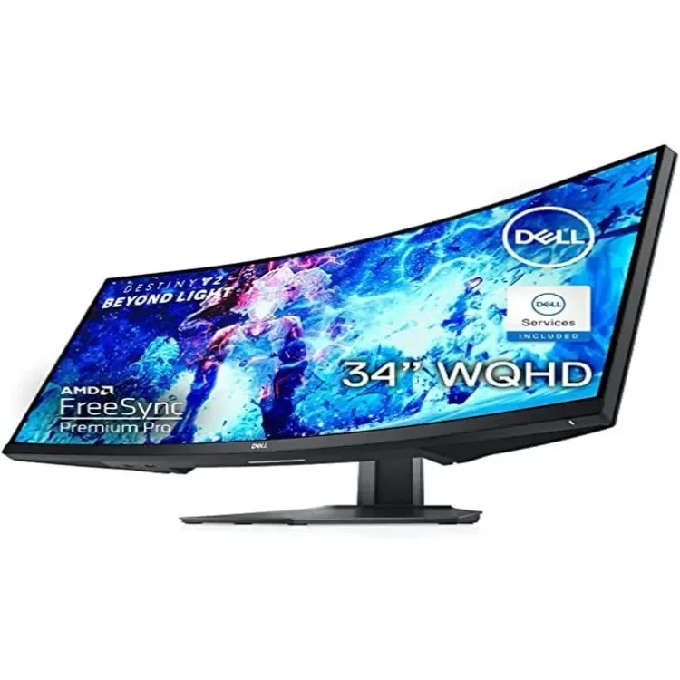 Dell Curved Gaming, 34 Inch Curved Monitor with 144Hz Refresh Rate, WQHD (3440 x 1440) Display, Black - S3422DWG