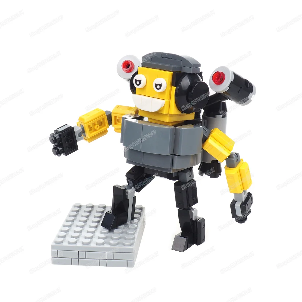 Toilet Man Armed Machine Life Building Block Assembly figures Mecha Weapons Titan War Attack Model Scene Children Gifts Boy Toys
