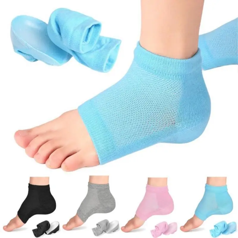 Breathable Inner Sock Heel Pad, Sports Anti Slip Heel Half Pad, Biomimetic Thickened Sock Cover, 2.5/3.5Cm Inner Height Pad