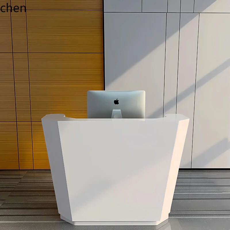 ZML Modern Small Store Computer Bar Hairdressing Reception Desk Clothing Store checkout page