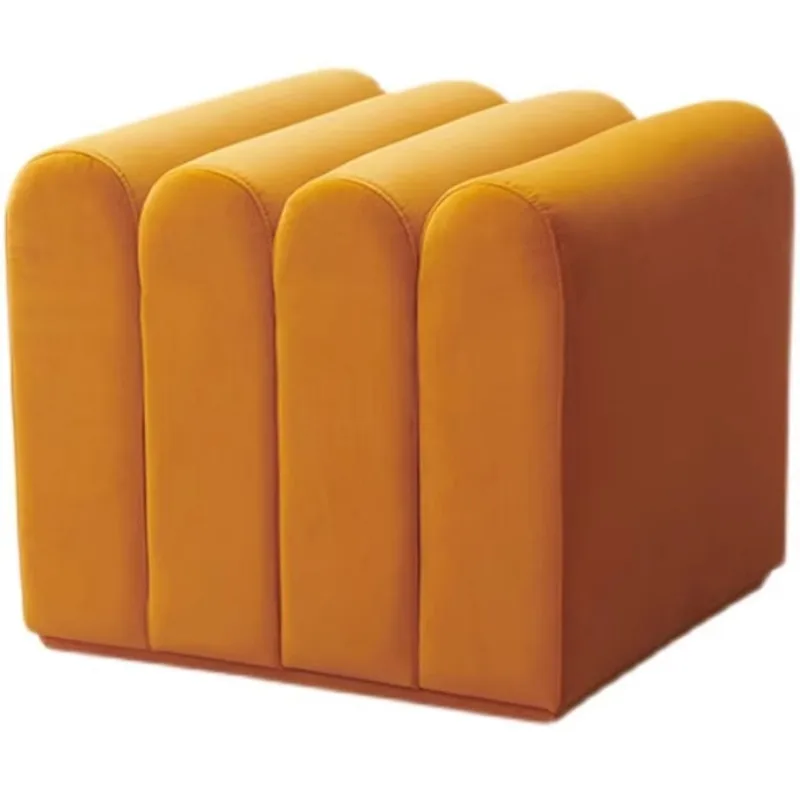 

Ottoman Modern Living Room Furniture Luxury Square Tufted Velvet Interior Decor Ottoman Family Hotel