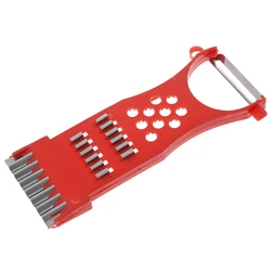 1pc Multifunctional Making Tools French Fries Potato Chip Peeler Fruit And Vegetable Grater Blade Salad
