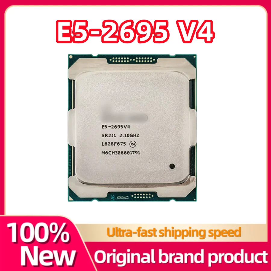 E5 2695 V4 SR2JT 14nm 18-core 32-thread 2.2GHz 45MB 120W LGA2011-3 E5-2695V4 CPU processor