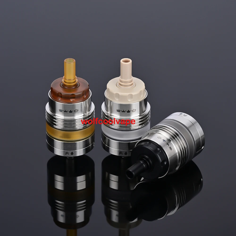 Wolfcoolvape monarchia OST stary styl szkolny MTL RTA Atomizer z wymiennym zbiornikiem 1.0 / 1.2 / 1.5 / 1.8mm Air Pins 22mm rta