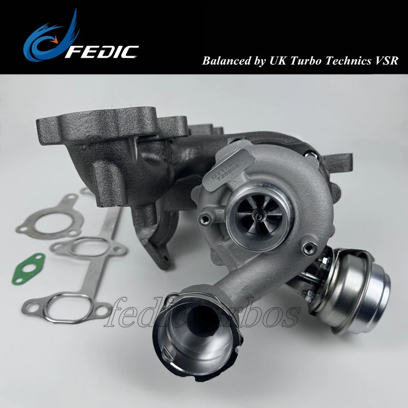 MFS Turbocharger GT1749V 720855 turbine full turbo for Audi A3 Seat Leon Skoda Octavia VW Bora 1.9 TDI 96 Kw 130 HP 2000-2005