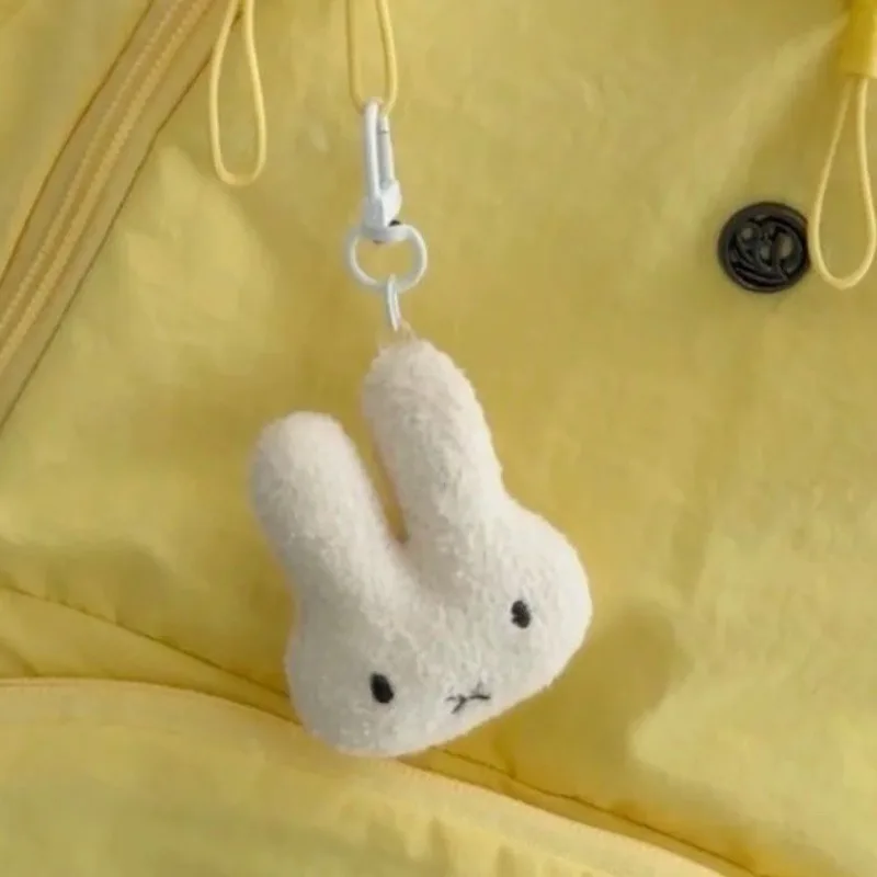 New Miffy Keychain High Color Value Cartoon Doll Rabbit Shape Creative Men's and Women's Cute Car Schoolbag Pendant Decoration view 4