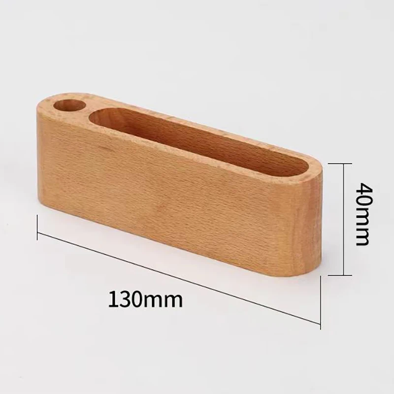 Business Card Holder Wooden Organizer Office Desk Name Card Display Stand With Pen Slot Memo Pad Cards Stand Card Holder Storage