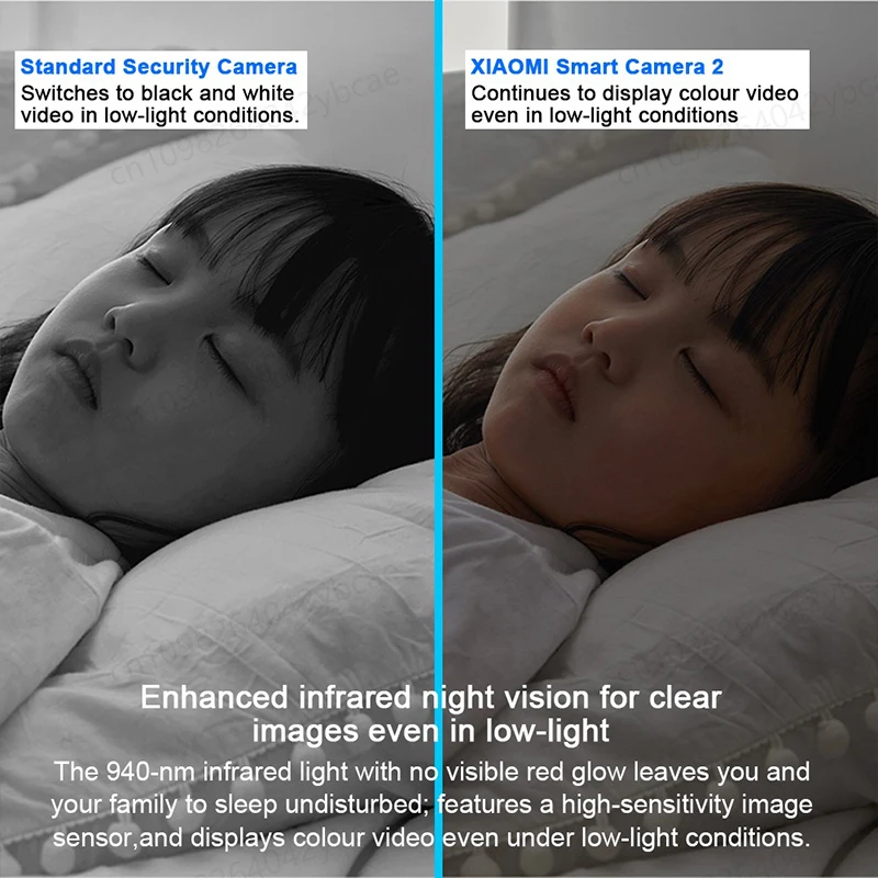 XIAOMI 홈 보안 지능형 Wi-Fi 카메라 2 PTZ 버전, 2.5K, 360 °   파노라마 뷰, AI 인간 감지, MIHOME 앱 지원