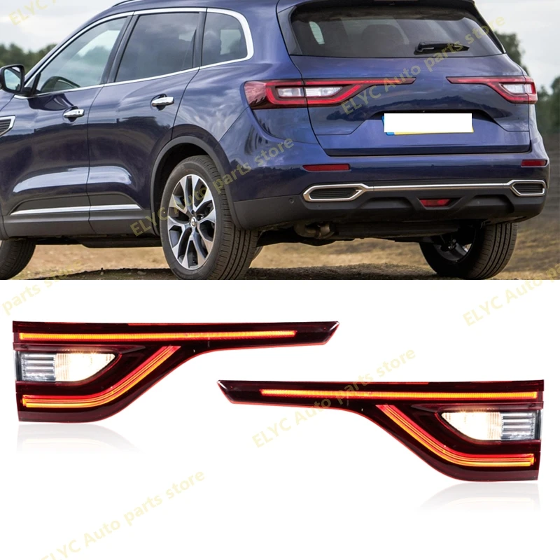 For Renault Koleos Samsung QM6 2017 2018 2019 LED Inner Tail Light Bumper Light Brake Light Car Accessories