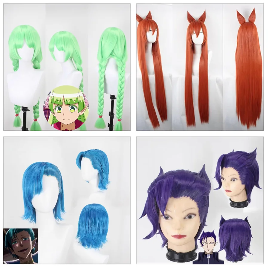 

Handmade SMT Cosplay Wigs for Welcome to Demon School! Iruma-kun Amy Kirio