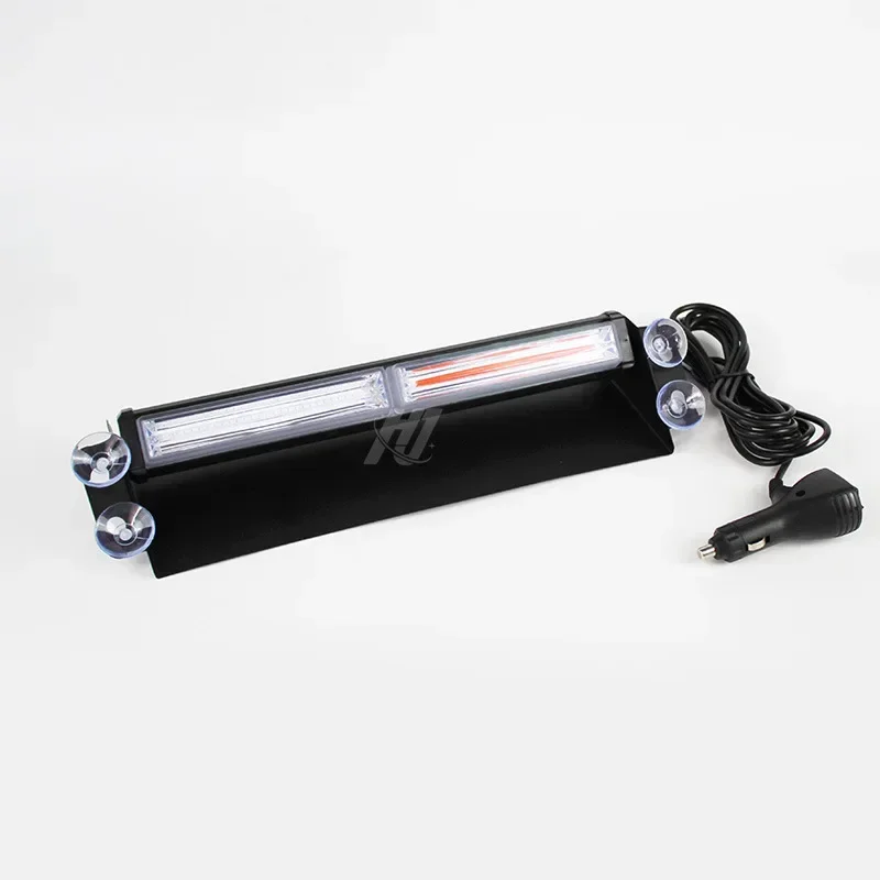 COB Automobile Sucker Flash Lamp Front Bumper Rear Windshield Flash Warning Lamp Clearing Shovel Plate Lamp