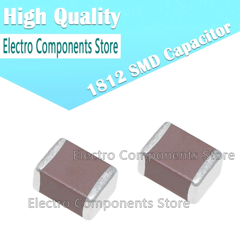 

10 шт. 1812 SMD конденсатор 100 мкФ X5R 6,3 В 10 В 16 В 25 В 20% 107 м 4532 4,5*3,2 мм керамическая емкость