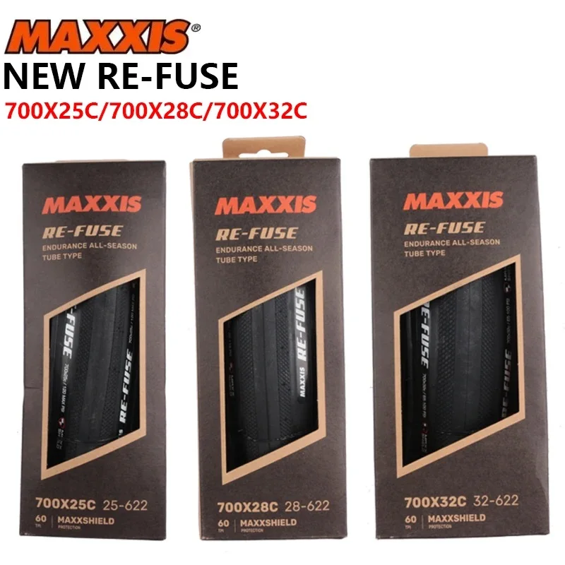 MAXXIS RE-FUSE NEW Model Bicycle Tire Travel Tire High Wear-Resistant And Puncture Resistant For Road Bike E-ROAD Bicycle Tire