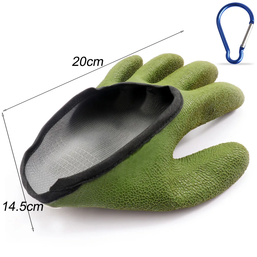 Angelhandschuhe, Vollfinger, wasserdicht, zum Fangen von Fischen, rutschfest, langlebig, gestrickt, für die Arbeit, schnittfester Handschuh, Karpfen, Outdoor, schützende Handbekleidung
