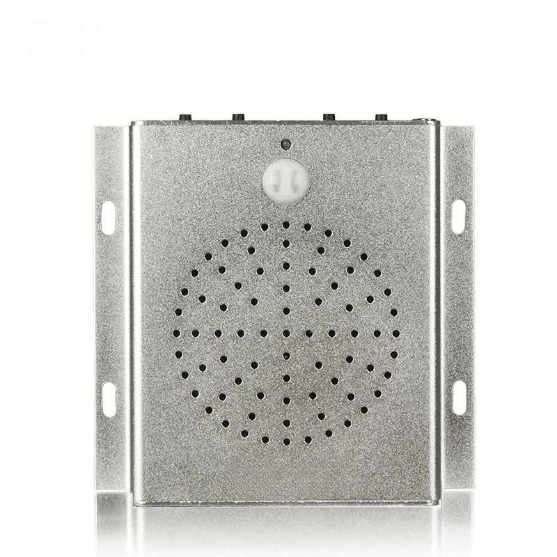 Timbre inalámbrico con sensor de movimiento PIR V2 con reproductor MP3, detección de movimiento humano, puerto USB, recordatorio de voz y audio personalizable