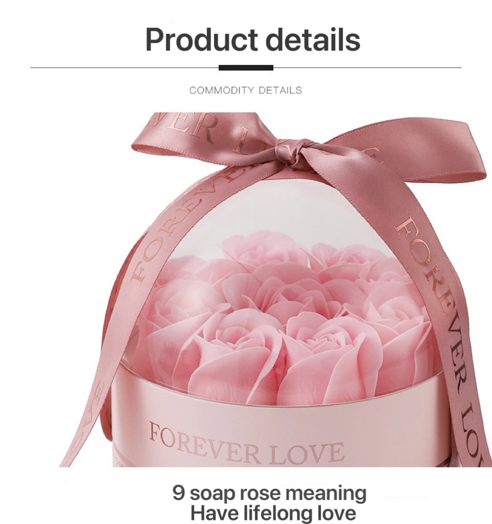 Rose Flower Jewelry Gift Box - Perfect for Girlfriend, Elegant Rose Jewelry Set in Exquisite Gift Box - view 2