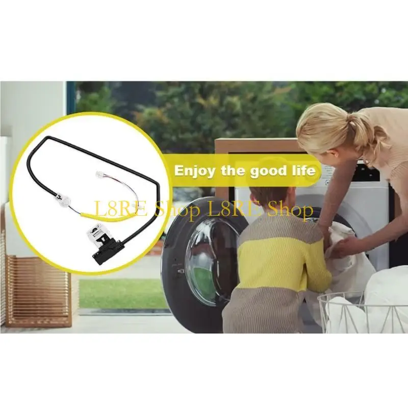 L8RE غسالة غسالة مفتاح قفل استبدال لـ W10838613VP W11253733 MVWX655DW1 ATW4675EW0 غسالة ملابس الغسالة.