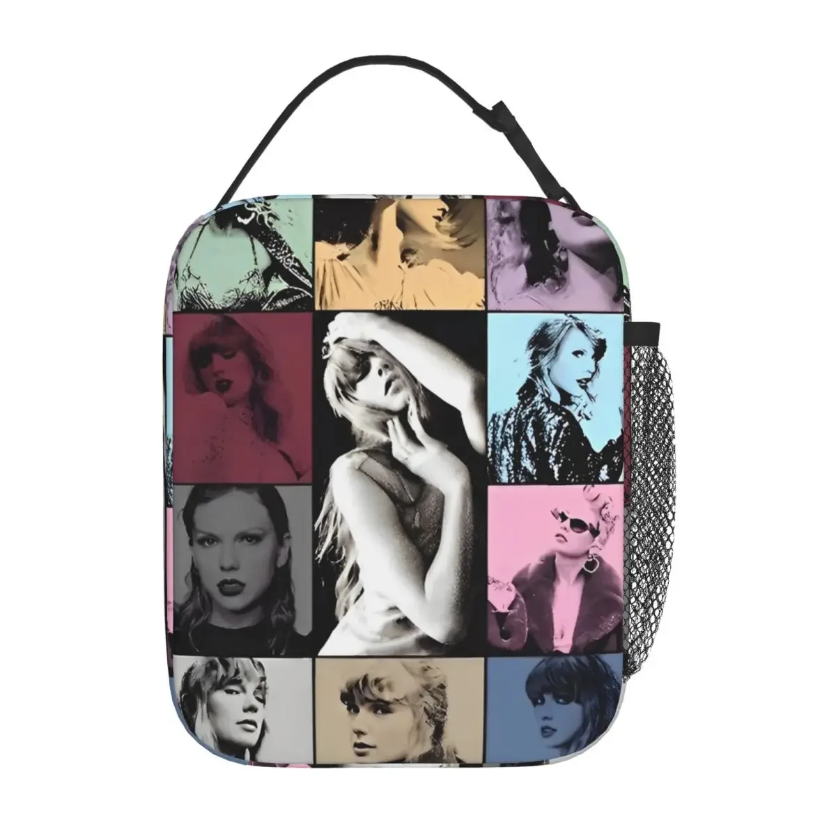 

2025 New The Eras Tour Insulated Lunch Bag Thermal Bag Reusable Tayloring Large Lunch Box Tote Food Handbags School Outdoor