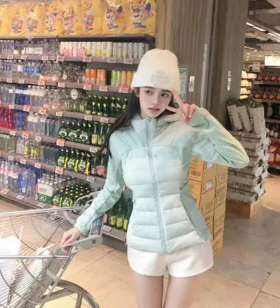 معطف قطني خفيف ورقيق للنساء 2025 تصميم جديد رقيق مقاوم للرياح سترة قطنية دافئة للخريف والشتاء سترة رياضية خارجية #6