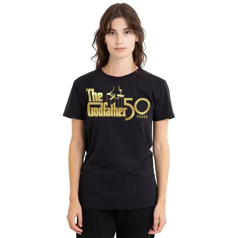 Godfather 50Th Logo Damen T-Shirt S 2Xl Schwarz