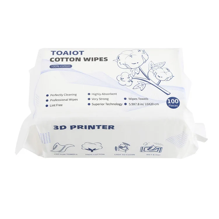 Cleaning Cotton Wipes Cleaning Tool Cotton Super Absorbent Lint Free for 3D Printer Part Accessories